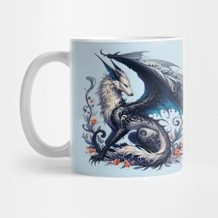 Maned Wolf Dragon Mug